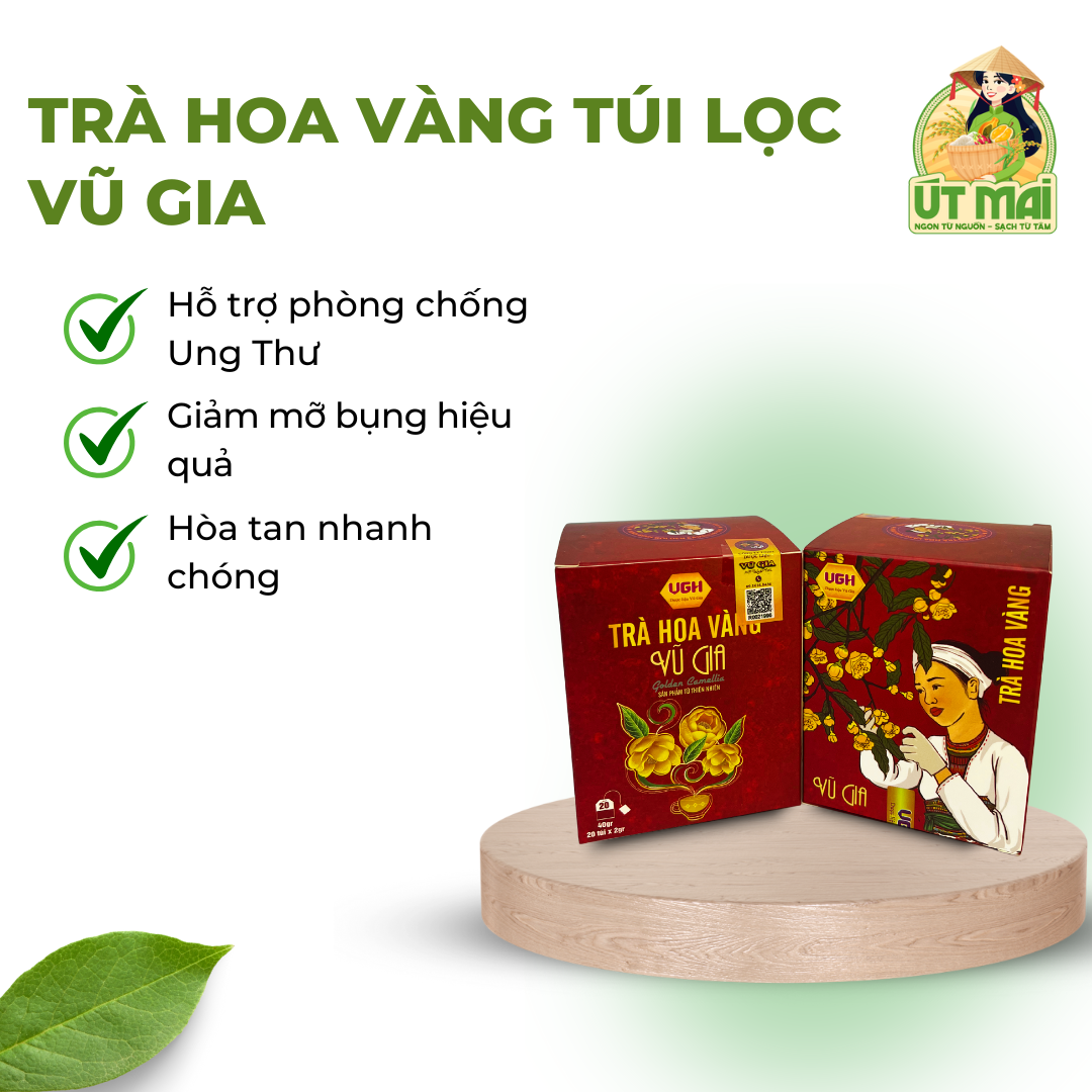 Trà Hoa vàng túi lọc Vũ Gia