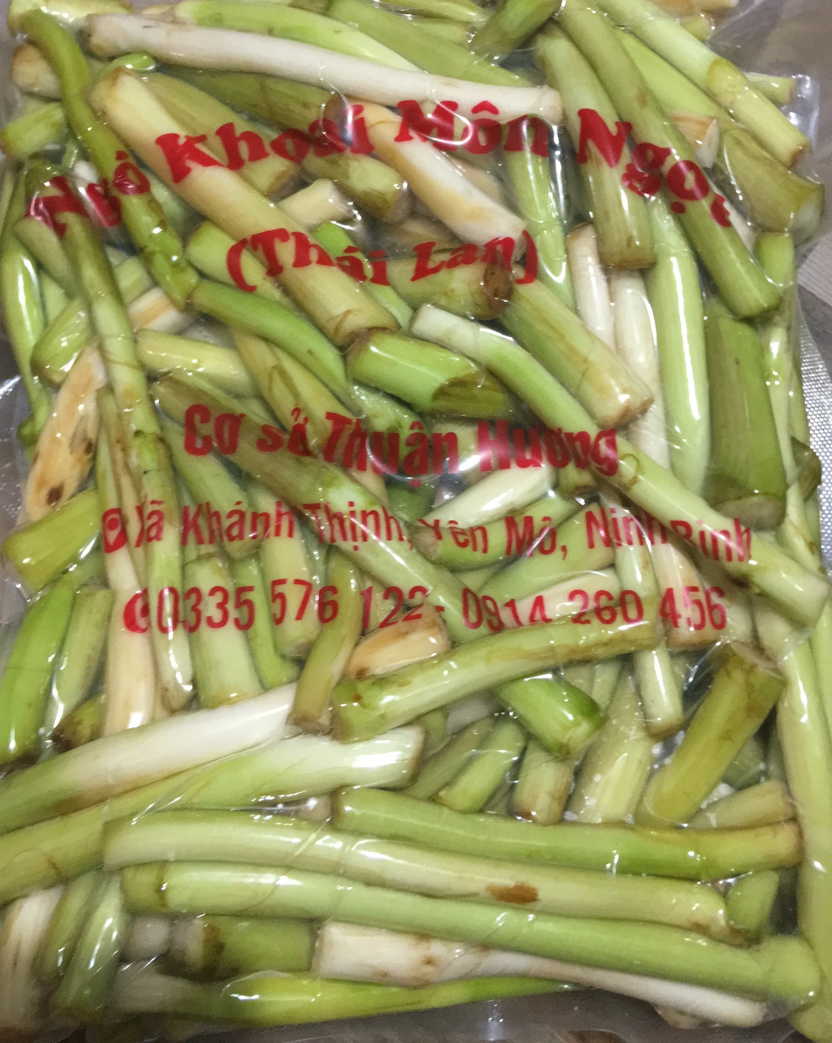 Ngó khoai môn ngọt