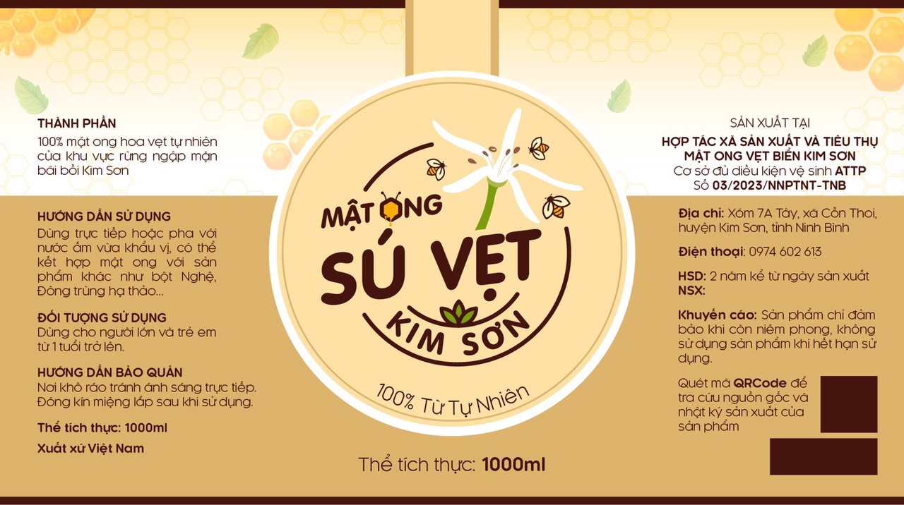 mật ong sú vẹt Kim Sơn