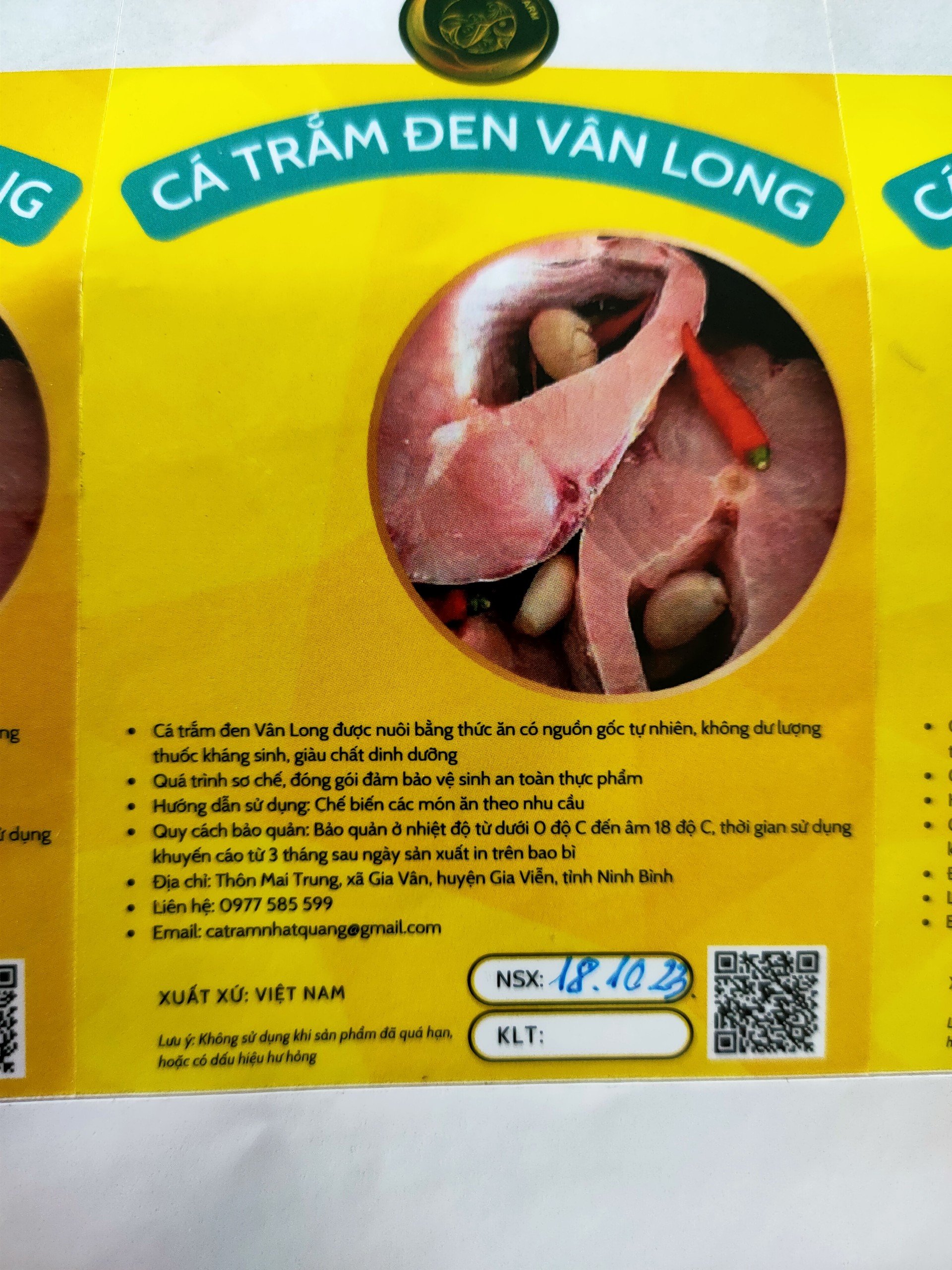 cá trắm đen Vân Long